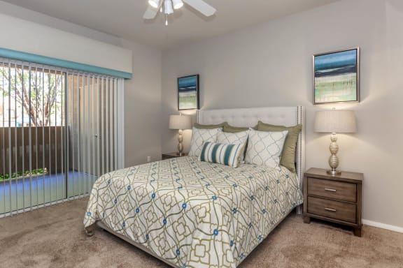 Bedroom with bed at The Covington by Picerne, Las Vegas, Nevada