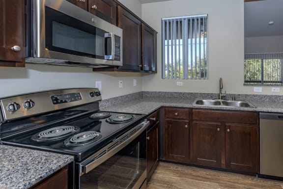 Kitchen cabinets at The Covington by Picerne, Las Vegas, Nevada