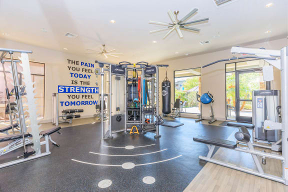 Two Level Fitness Center at The Presidio by Picerne, N Las Vegas, NV, Nevada