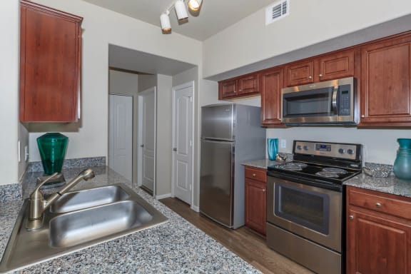 Wooden cabinets at The Summit by Picerne, Nevada, 89052