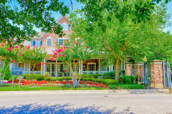 Leasing office entrance at Remington at Memorial Apartments, Tulsa, OK