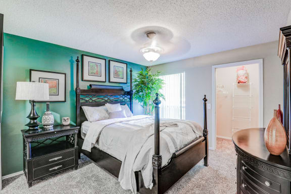 Large and spacious bedrooms at Trinity Square Apartments