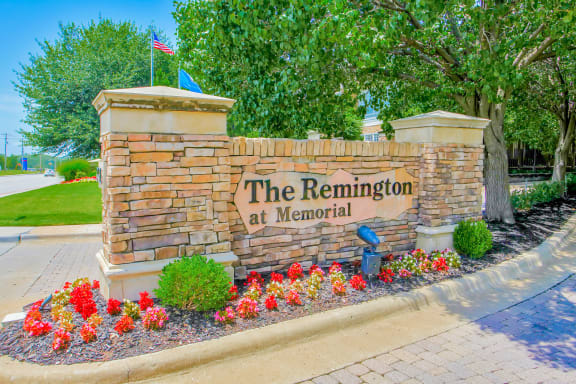 Sign at Remington at Memorial Apartments, Tulsa, OK