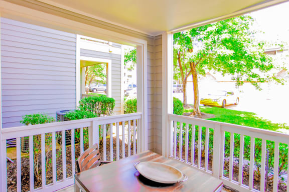Balconies and patios at Remington at Memorial Apartments, Tulsa, OK