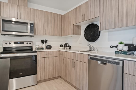 Mill Creek Apartments Model Kitchen