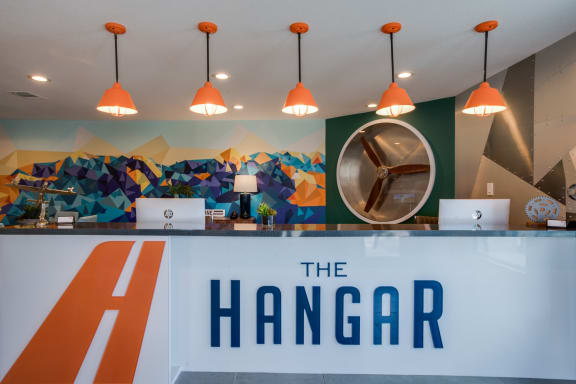 The Hangar Clubhouse Lobby