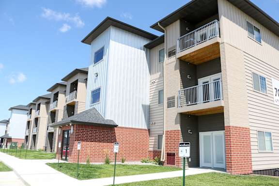 Exterior at Upscale Living at the Grand off 45th, Fargo