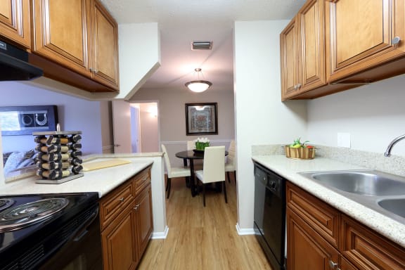 Diamond Lakes kitchen.