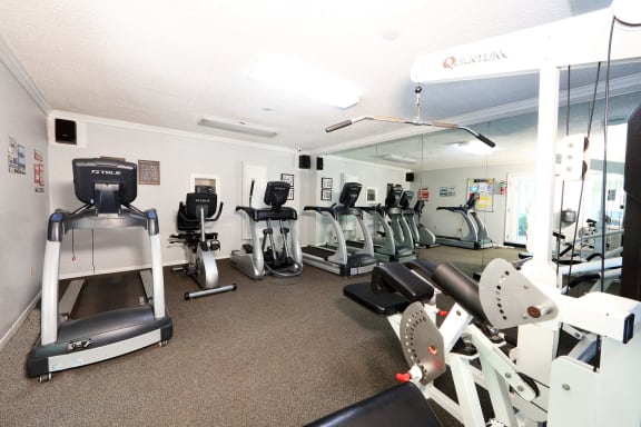 Diamond Lakes fitness center.