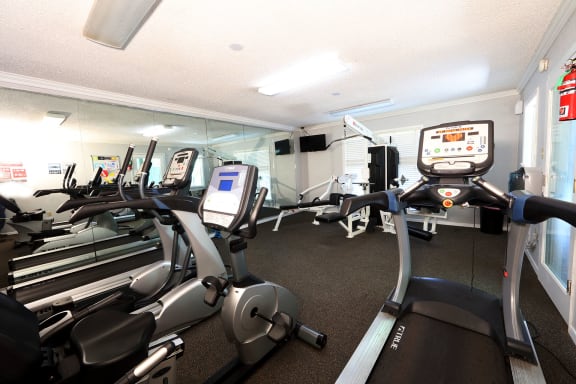Diamond Lakes fitness center.