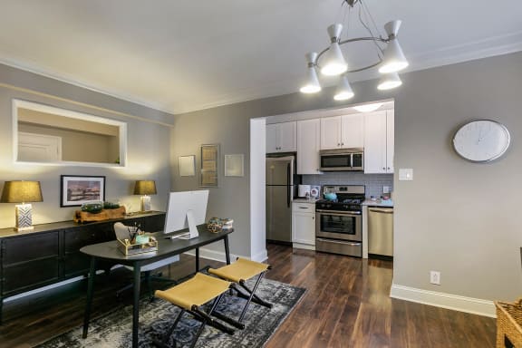 Alden Park model apartment.