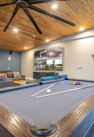 Paceline Apartments in Shoreline, Washington Clubhouse with Pool Table