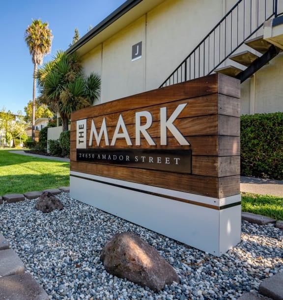 The Mark Apartments in Hayward, California Exterior and Monument Sign