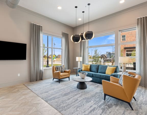 The Edison at Bozeman Gateway Apartments in Bozeman, Montana Clubhouse Leasing Office