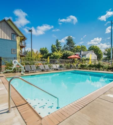 Latitude Apartments and Townhomes Pool