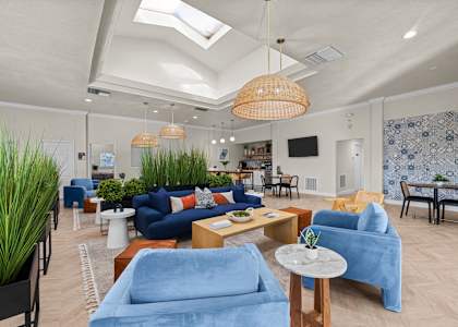 The Park at Positano Apartments in Fort Meyers, Florida Clubhouse Lounge