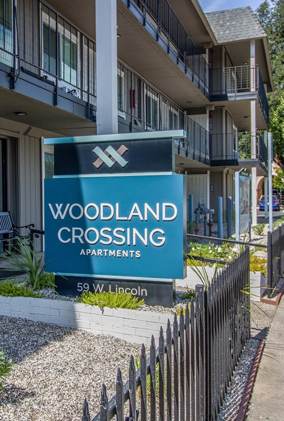 Woodland Crossing Sign at Woodland Crossing , Woodland, CA 95695