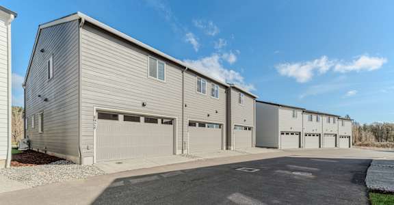 Thrive at Green Mountain Townhomes in Camas, WA Exterior and Garages