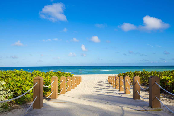 Stunning Turquoise Beach at Water's Edge Apartments, Florida