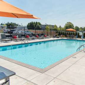 West End District Pool with Lounge Chairs