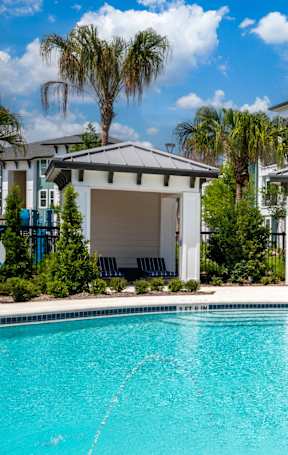 Corban Horizon West Apartments in Winter Garden, Florida Pool with Cabanas