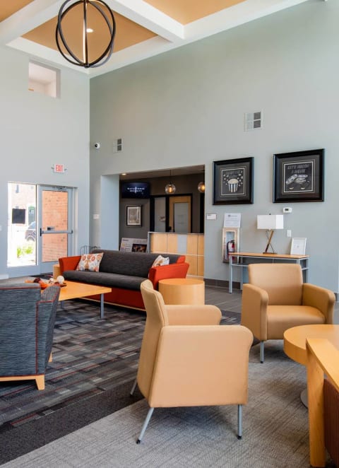 Community Room at The Bluffs at Cherry Hills, Omaha, NE 68122