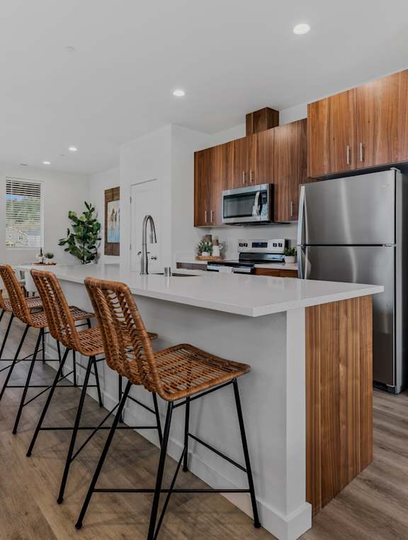 Thrive at Green Mountain Townhomes in Camas, WA Model Kitchen