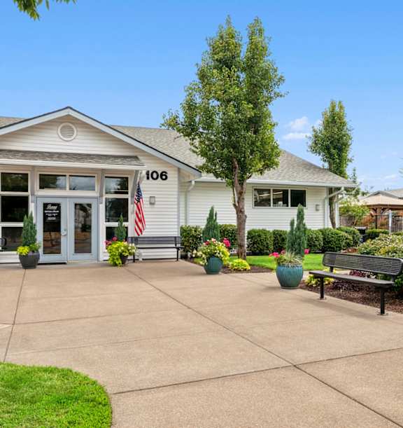 Jenna Village Apartments in Springfield, Oregon Clubhouse Exterior