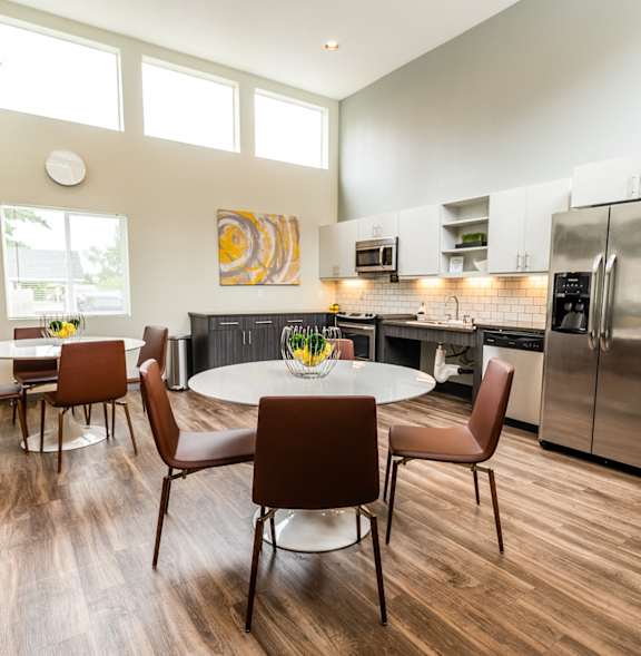 The Lucent Apartments in Tacoma, Washington Clubhouse Lounge