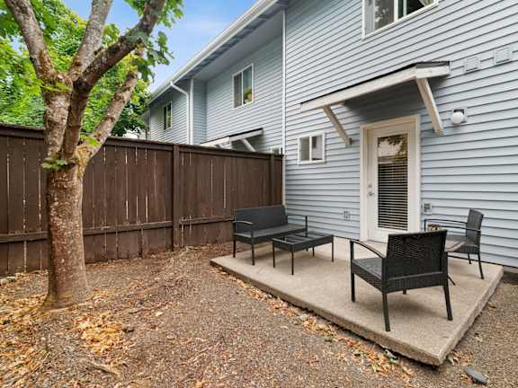 Jenna Village Apartments in Springfield, Oregon Private Patio