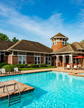Luxurious Pool at Madison Shelby Farms Apartments, Memphis, TN 38120