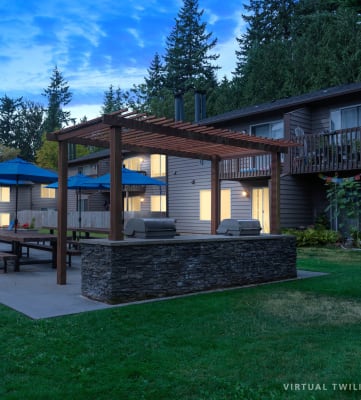 Grilling Area at North Creek Apartments