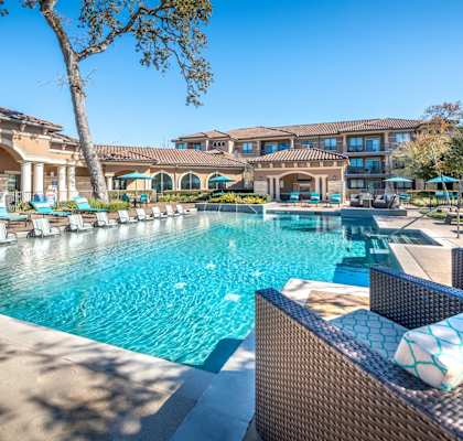 Arden Woods Pool with Lounge Chairs