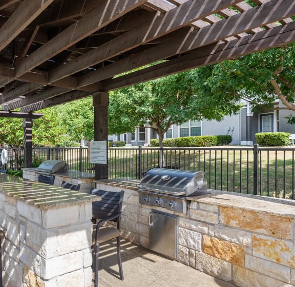Grill Station at Orion McCord Park in Little Elm, TX