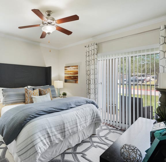 Bedroom With Ceiling Fan at Orion McKinney, McKinney, Texas