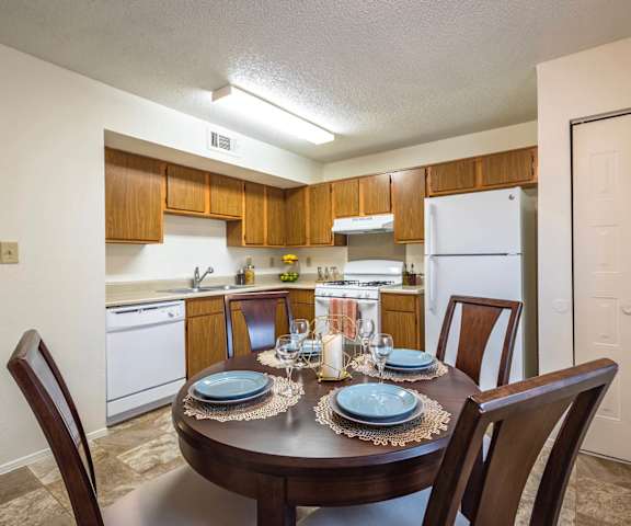 Kitchen With Dining at Olive Branch Townhomes, Ohio