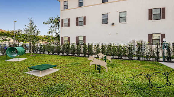 Apartments with a Pet Park at Azura Luxury Apartments in Kendall, FL