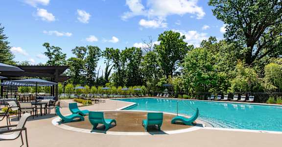 Swimming pool at Padonia Village Apartments, Maryland, 21093