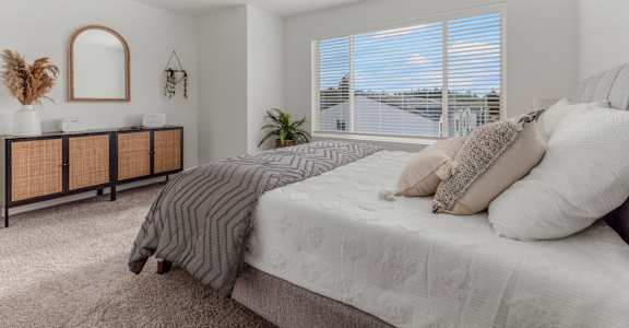 Thrive at Green Mountain Townhomes in Camas, WA Model Bedroom