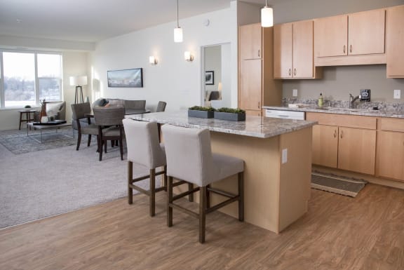 Gourmet Kitchen at The Legends of Cottage Grove 55+ Apartments, Cottage Grove