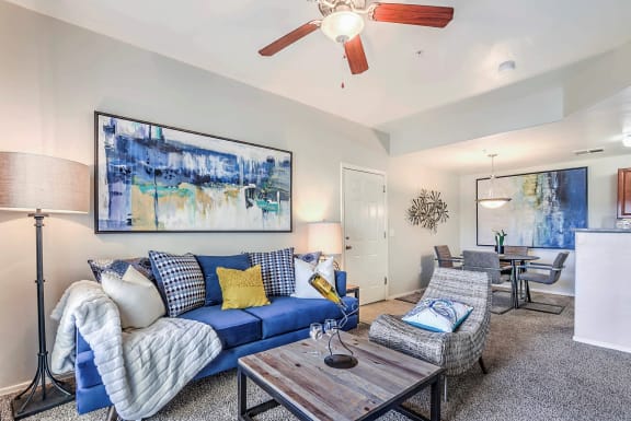 Equestrian Luxury Apartment Homes in Tucson, Arizona Model Living Room