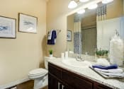 Thumbnail 15 of 44 - Bathroom with Vanity Lights at Residence at Midland, Midland, TX