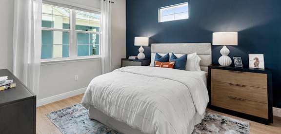 Beautiful Bright Bedroom with Wide Windows at Avilla Silver Palm, Land O Lakes, FL 34638