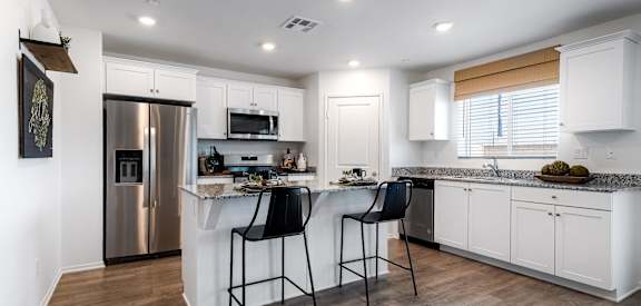 Starling Place Model Kitchen with Island