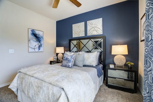 Bedroom with Carpeted Flooringat Residence at Midland, Midland, TX, 79706