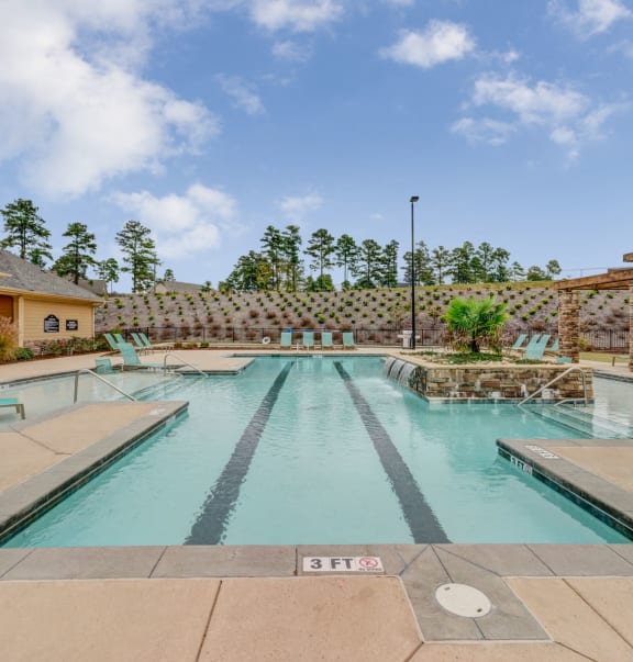 Resort-Style Saltwater Pool at Patriot Park Apartment Homes in Fayetteville, NC,28311