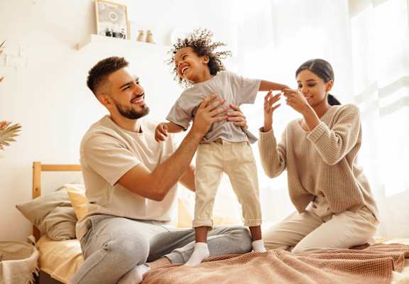 Family at Riverwalk Apartments, Lawrence, MA