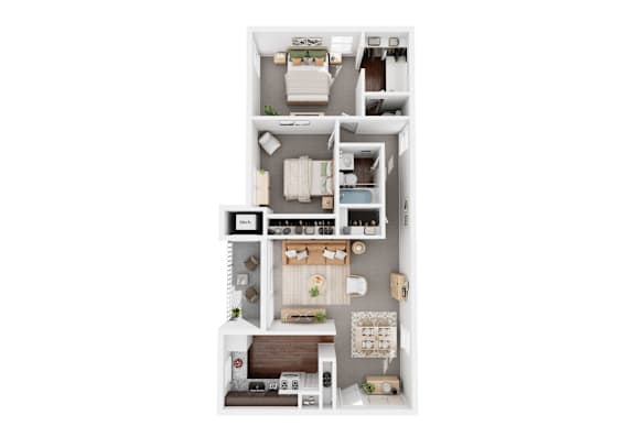 a floor plan is shown in a drawing