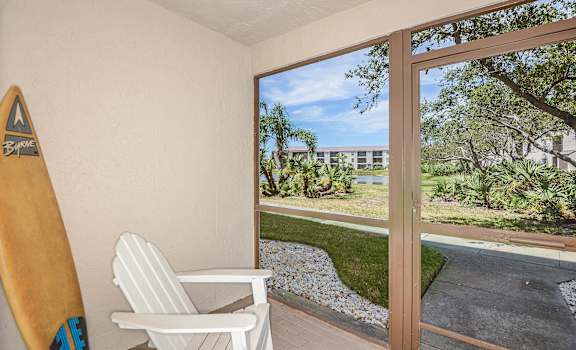 Screened-in porch at The Brittany, Florida, 32903