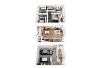 3 Bedroom and 2.5 Bathroom_A at Current by Lotus, Ogden